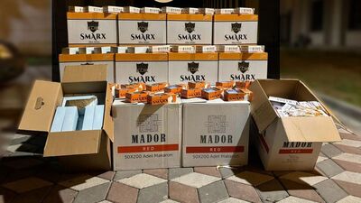 Kocaeli'de 470 bin makaron ele geçirildi