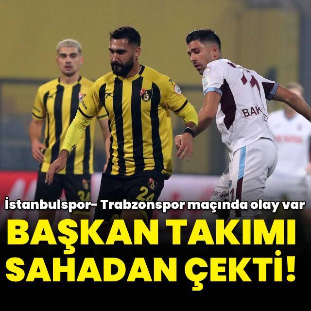 İstanbulspor yönetimi takımı sahadan çekti!
