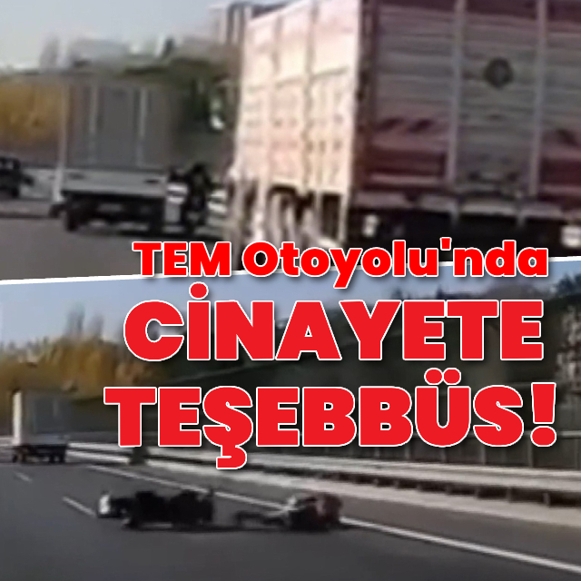TEM Otoyolu'nda cinayete teşebbüs!