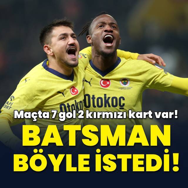 Batsman böyle istedi!