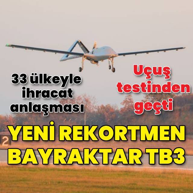 Bayraktar TB3 SİHA uzun uçuş testinden başarıyla geçti