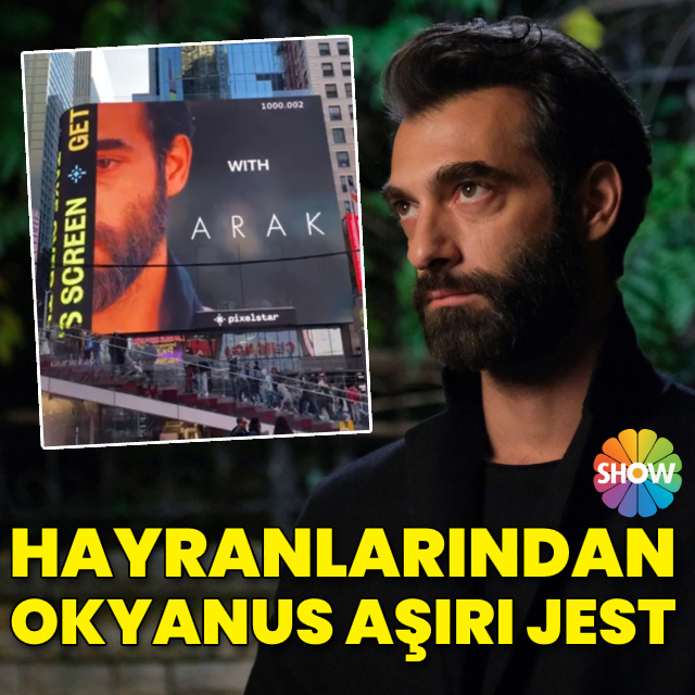 Hayranlarından New York'ta 'Kara' jesti
