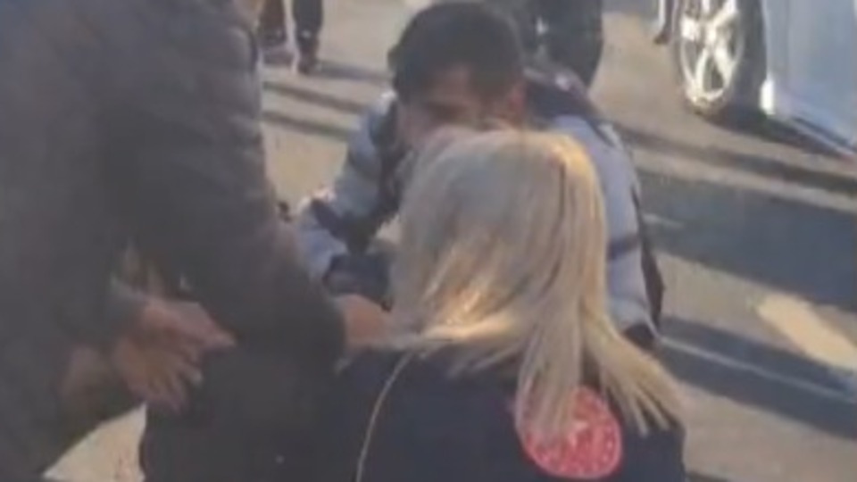 Anne oğula TIR çarptı