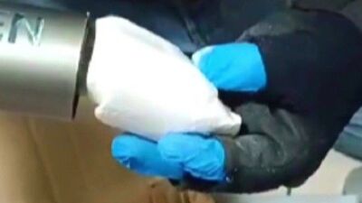 Parfüm şişesinde uyuşturucu sevkiyatı!