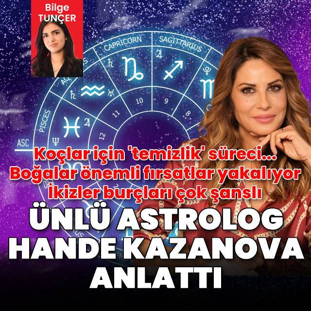 Ünlü astrolog Hande Kazanova'dan yıllık burç yorumları