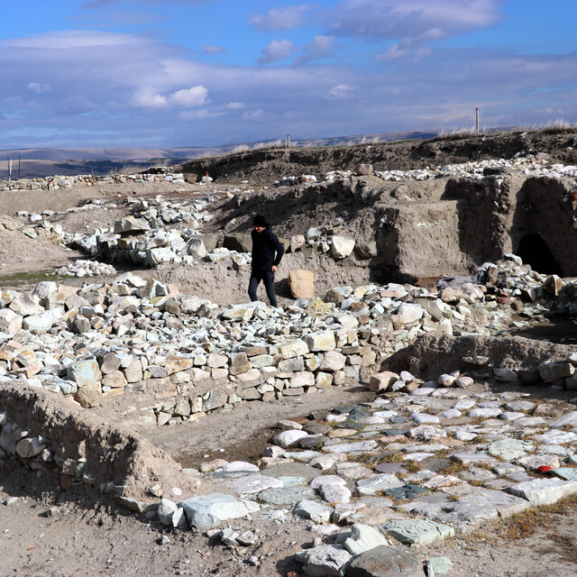 Oluz Höyük kazılarında bulundu