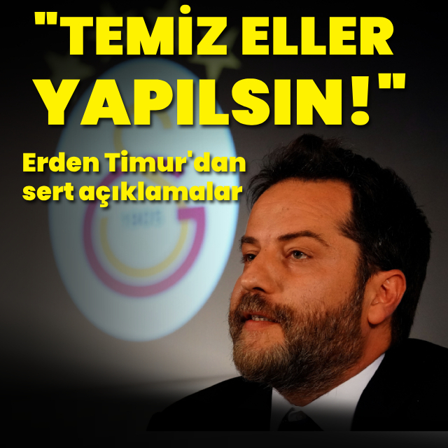 "Temiz eller operasyonu yapılsın"
