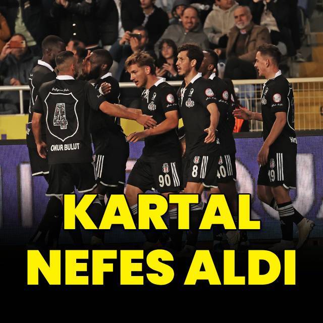 Kartal nefes aldı!