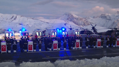 Şehitler memleketlerine uğurlandı