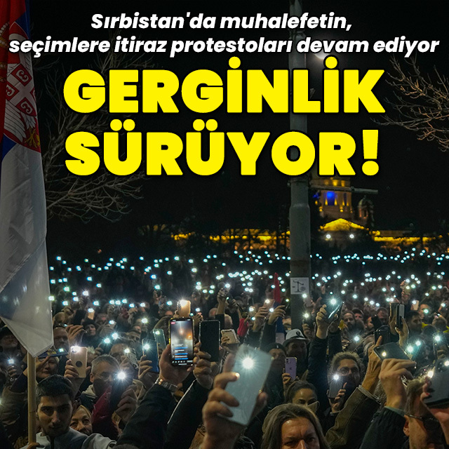 Sırbistan'da seçim gerginliği sürüyor!