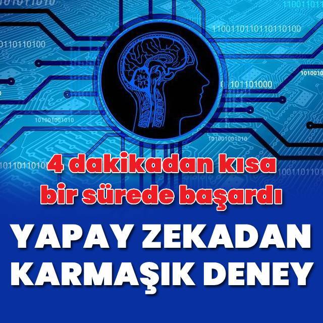 Yapay zeka, öğrendiği kimyasal tepkimenin deneyini tamamladı