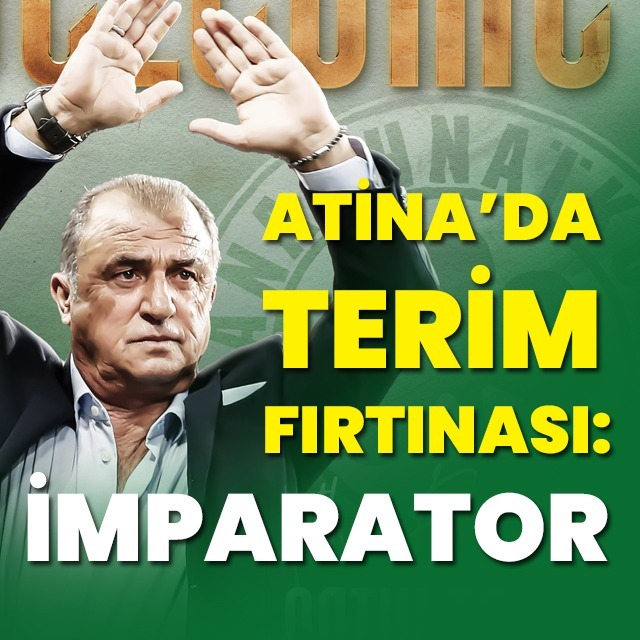 Atina'da Fatih Terim fırtınası