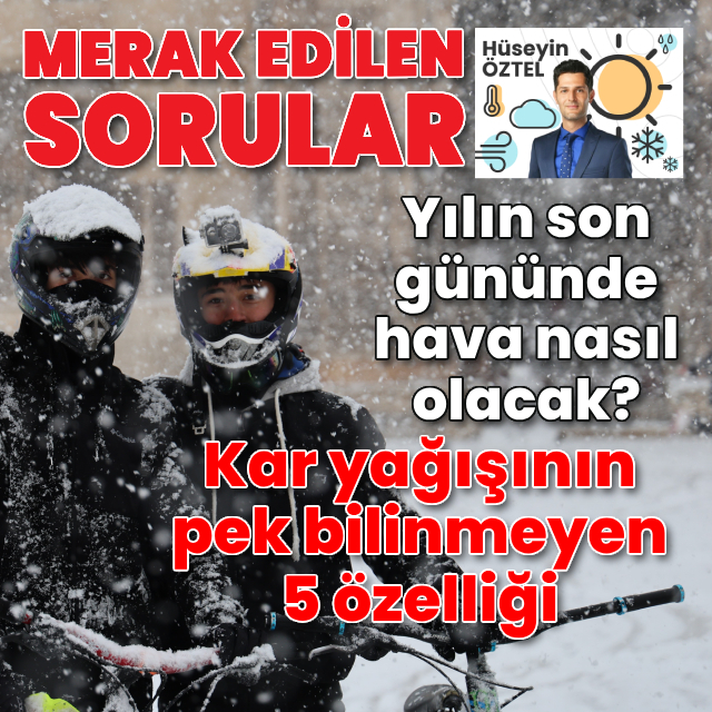Kar yağışının pek bilinmeyen 5 özelliği