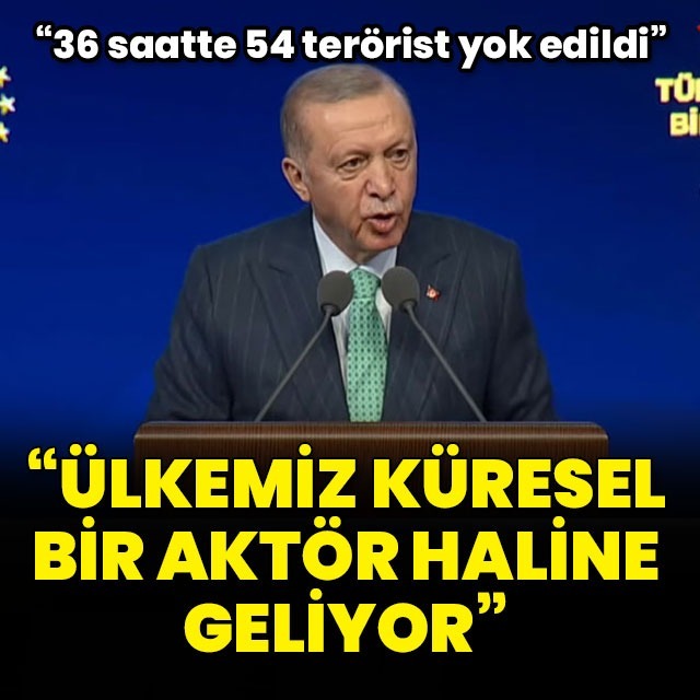 Cumhurbaşkanı Erdoğan'dan açıklamalar