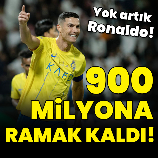 Yok artık Ronaldo! Açık ara zirvede