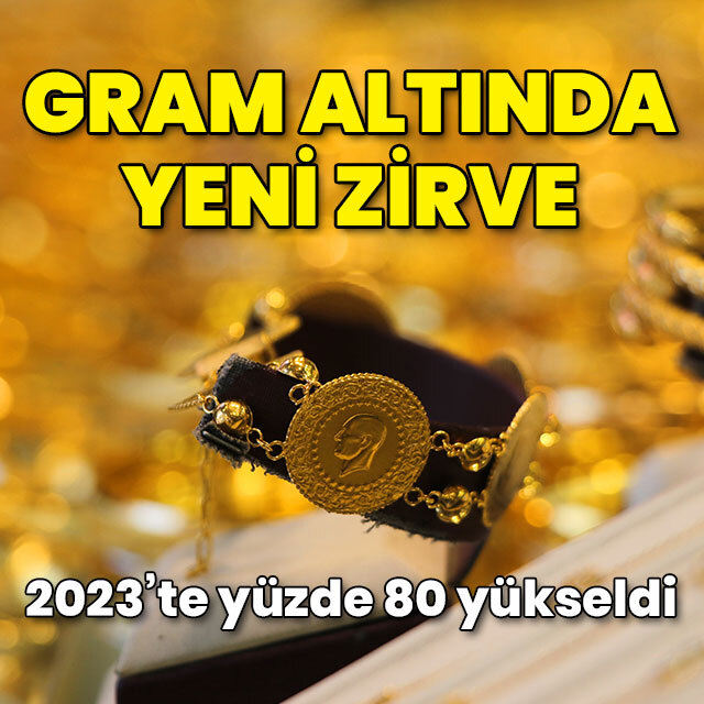 Gram altında yeni rekor