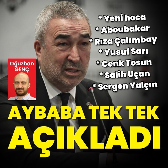 Samet Aybaba'dan flaş açıklamalar!