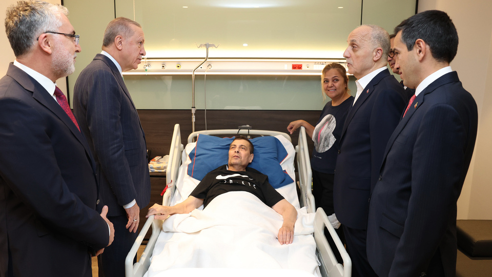 Cumhurbaşkanı Erdoğan'dan hasta ziyareti