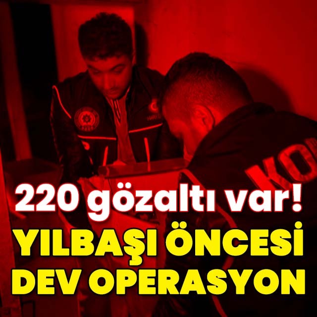 Yılbaşı öncesi sahte alkol operasyonu!