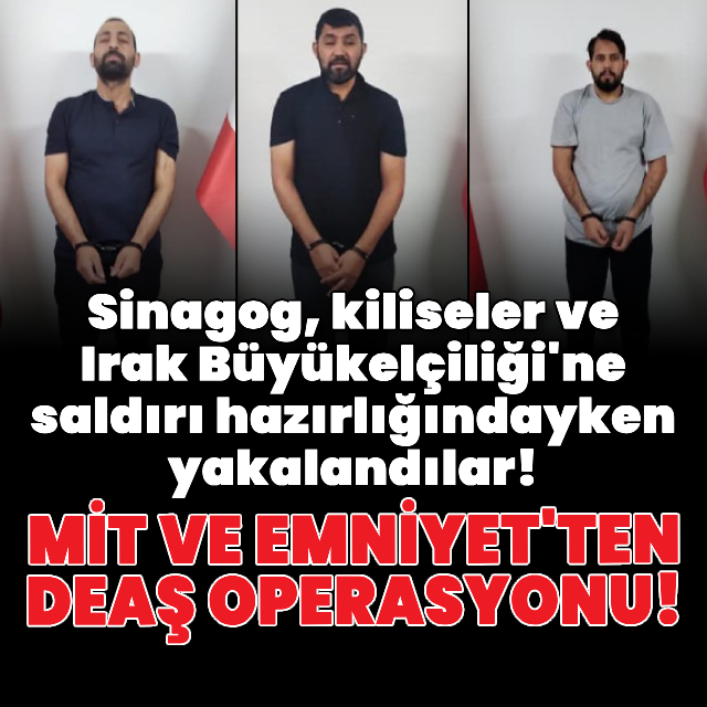Sinagog ve kiliselere saldırı hazırlığında yakalandılar!