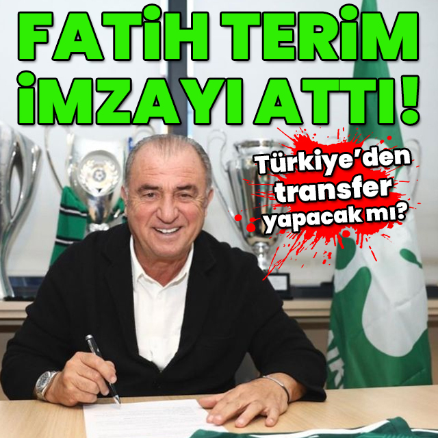 Fatih Terim imzayı attı!
