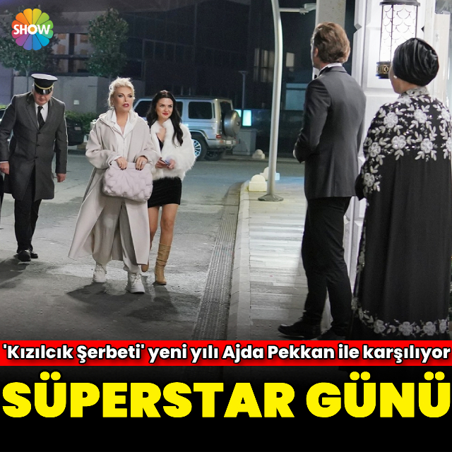 'Kızılcık Şerbeti' yeni yılı Ajda Pekkan ile karşılıyor