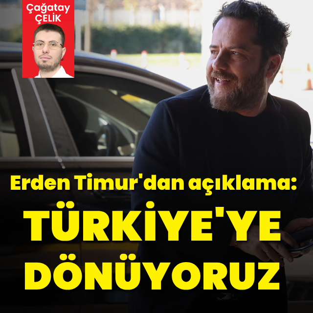 Erden Timur'dan Süper Kupa açıklaması!