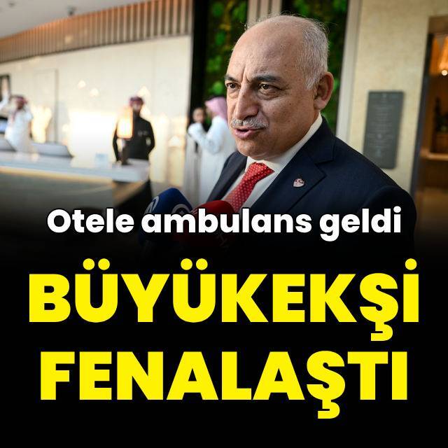 Büyükekşi fenalaştı, ambulans çağrıldı