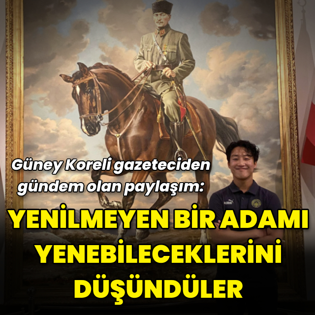 Güney Koreli gazetecinin paylaşımı gündem oldu