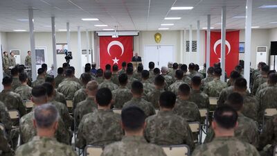 Cumhurbaşkanı Erdoğan, Mehmetçik'in yeni yılını kutladı