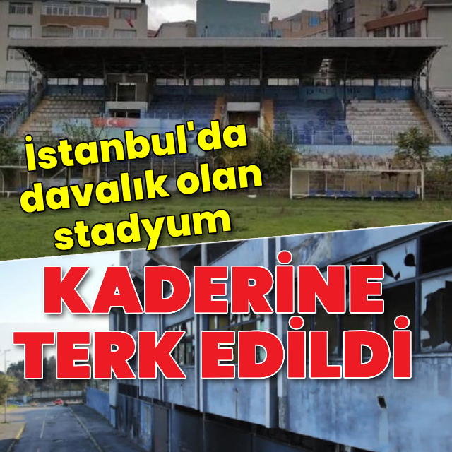 İstanbul'da davalık olan stadyum kaderine terk edildi