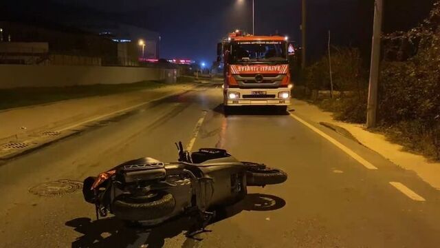 Beykoz'da elektrik panosuna �arpan motosikletli hayat�n� kaybetti