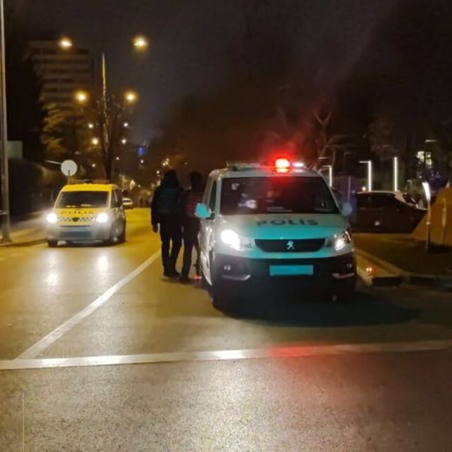 İçişleri Bakanlığı önünde 'dur' ihtarına uymayan şüpheli vurularak yakalandı
