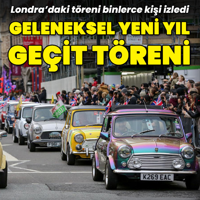 Londra'da geleneksel Yeni Yıl Geçit Töreni