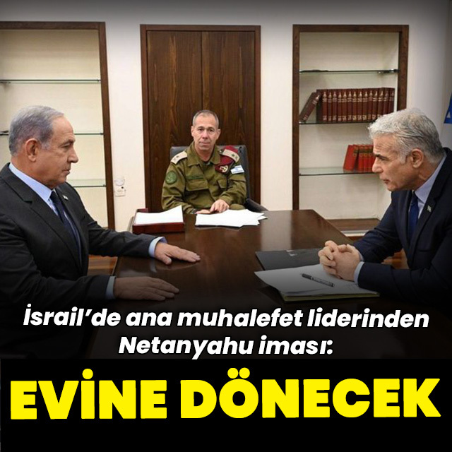 İsrail'de muhalefet liderinden Netanyahu iması