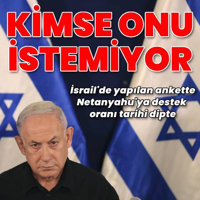 Netanyahu'nun halk desteğinde tarihi düşüş