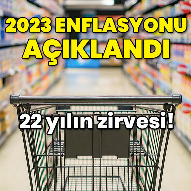 2023 enflasyonu açıklandı