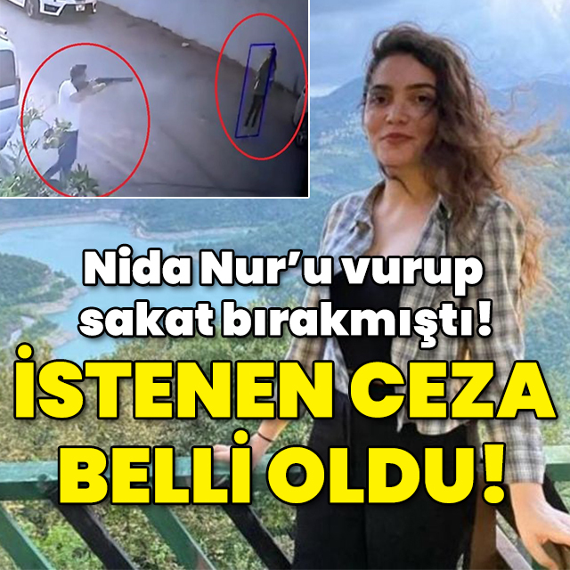 Doktor Nida Nur'u vurup sakat bırakmıştı! İşte istenen ceza!