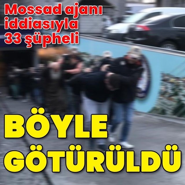 Mossad ajanı operasyonunda şüpheliler görüntülendi