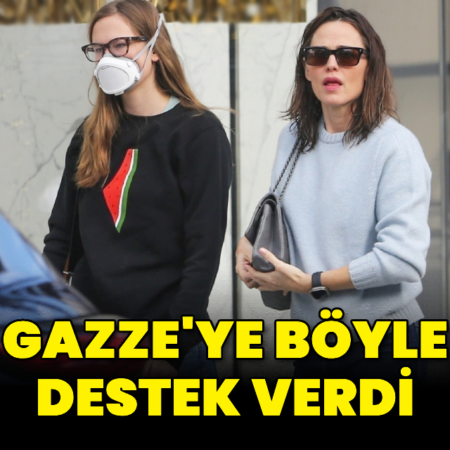 Ünlü çiftin kızı Gazze halkına böyle destek verdi