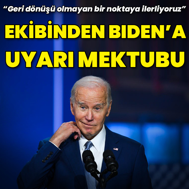 Biden'ın kampanya ekibinden ABD Başkanı'na uyarı