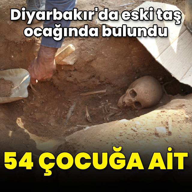 Eski taş ocağında bulundu! 54 çocuğa ait