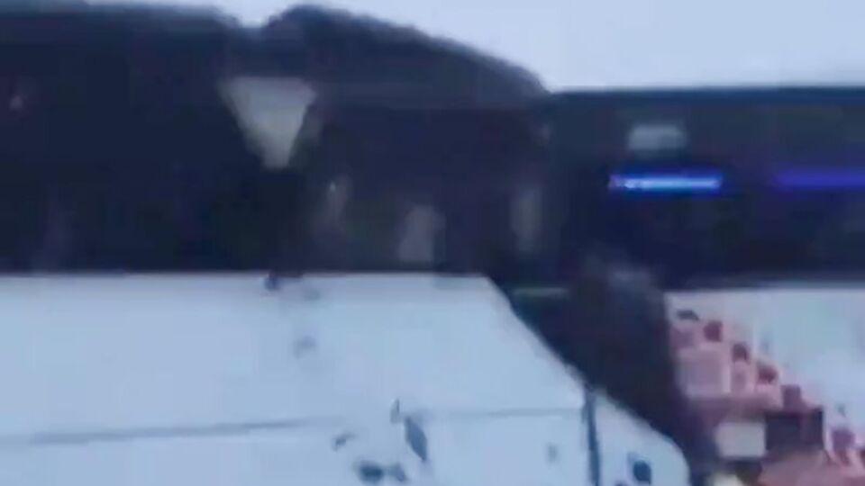 Feci kaza kamerada! Can kayıpları var!