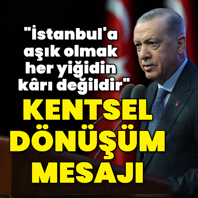 Cumhurbaşkanı Erdoğan'dan açıklamalar