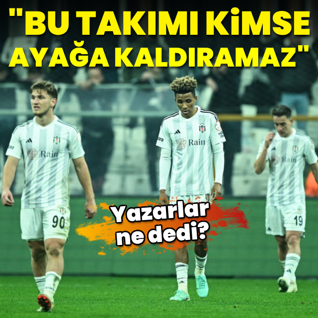 "Bu takımı hiç kimse ayağa kaldıramaz"