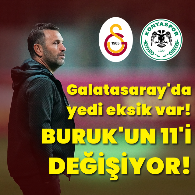 Okan Buruk'tan mecburi rotasyon!