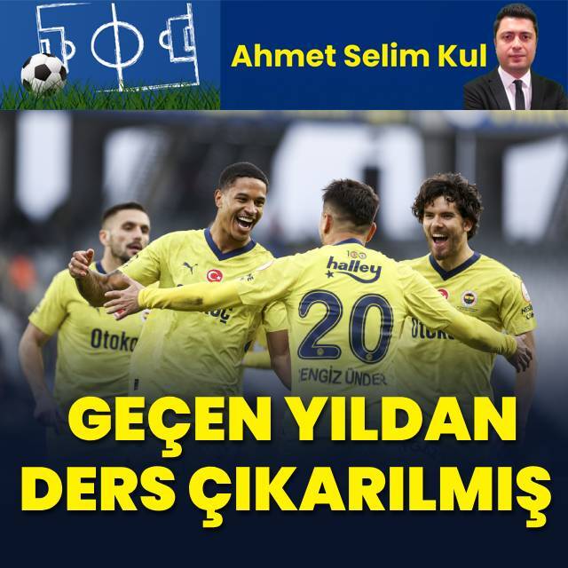 Geçen yıldan ders çıkarılmış!