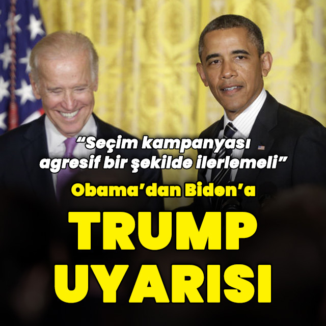 Obama'dan Biden'a Trump uyarısı