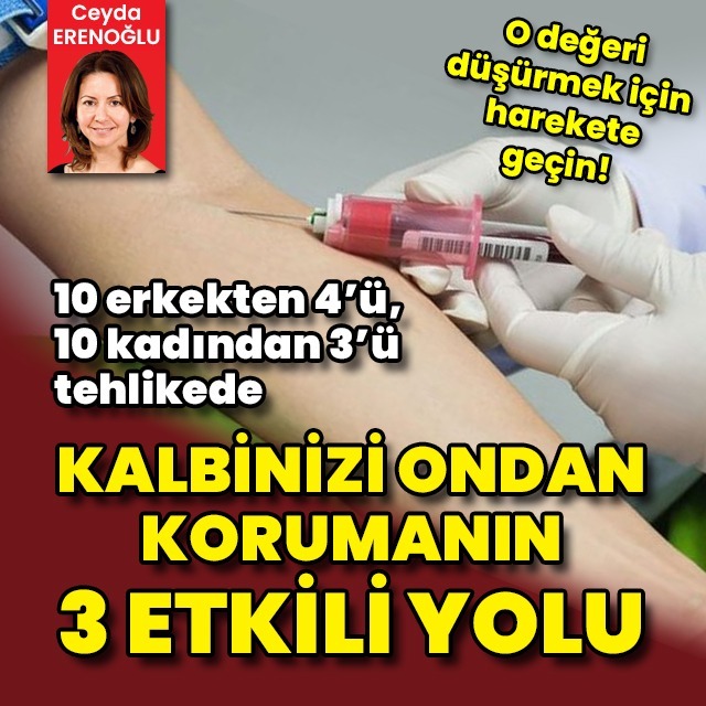 10 erkekten 4’ü, 10 kadından 3’ü tehlikede! Kalbinizi ondan korumanın 3 etkili yolu