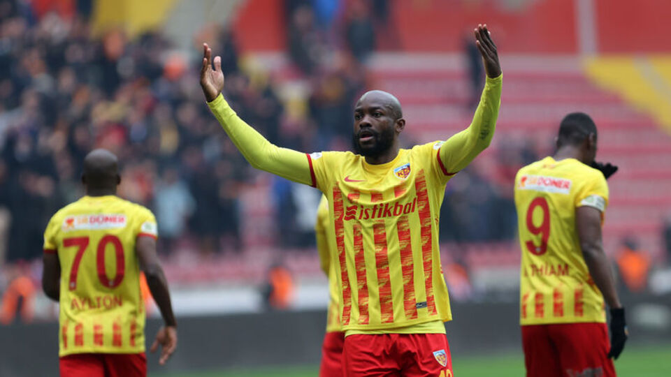 Kayseri'nin forveti 3. golünü attı